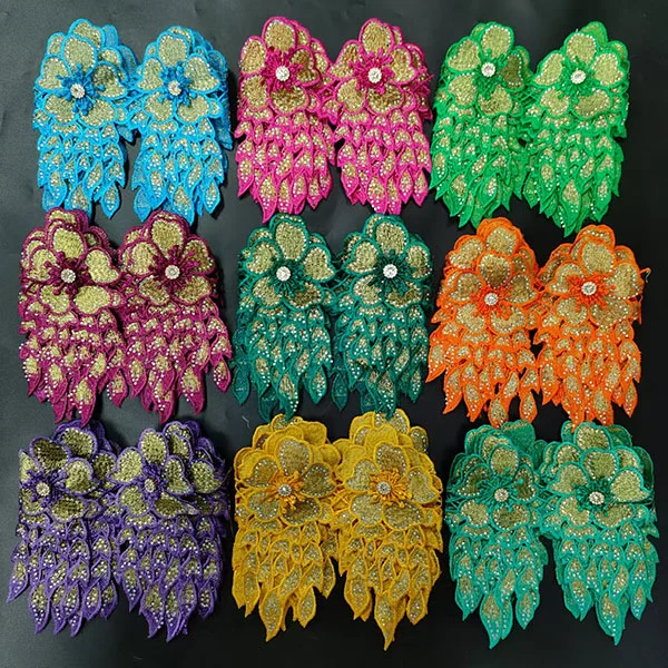 Multi Colour Sequin And Stone Lace Multi Colour Sequin And Stone Lace