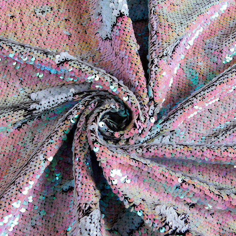 High Quality Fashion Polyester Sequin Fabric